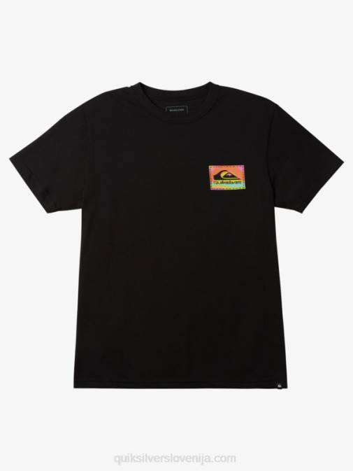 Quiksilver PJ4H1204 moški Črna barvna majica s kratkimi rokavi