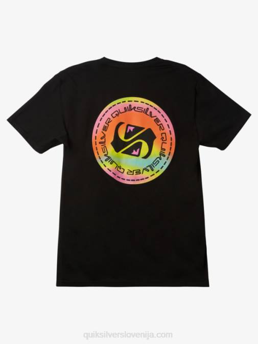 Quiksilver PJ4H1204 moški Črna barvna majica s kratkimi rokavi