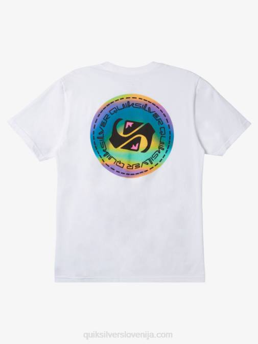 Quiksilver PJ4H1205 moški bela barvna majica s kratkimi rokavi