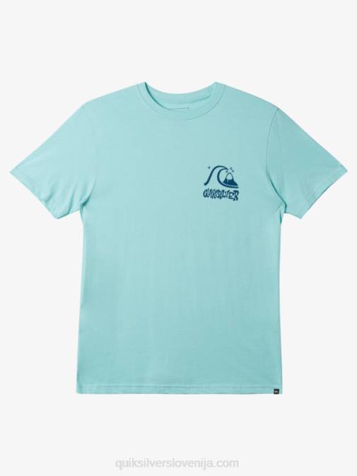 Quiksilver PJ4H121 moški angelsko modra majica escape route