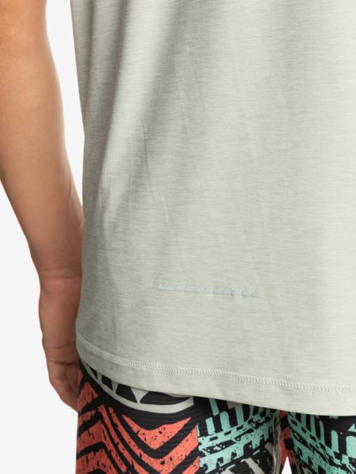 Quiksilver PJ4H1329 moški sivo vijolično vresje majica obalnega tekača