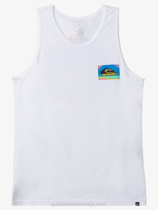 Quiksilver PJ4H1332 moški bela barvna majica s kratkimi rokavi