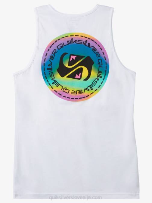 Quiksilver PJ4H1332 moški bela barvna majica s kratkimi rokavi