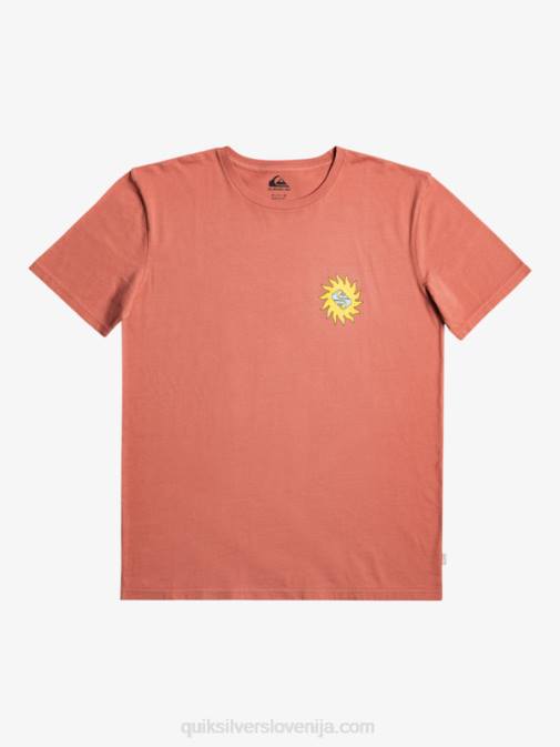 Quiksilver PJ4H1339 moški marsala planet pozitivna majica