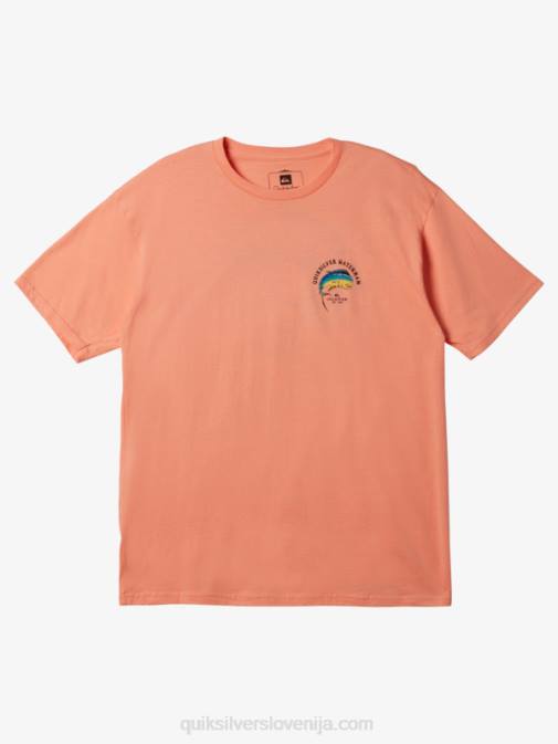 Quiksilver PJ4H1342 moški breskev roza waterman napetost na majici