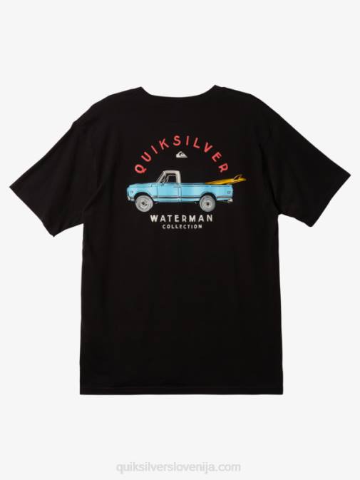 Quiksilver PJ4H1343 moški Črna majica s kratkimi rokavi waterman beacons