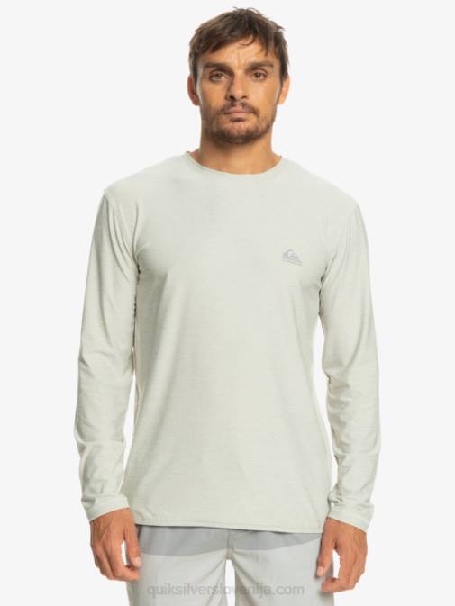 Quiksilver PJ4H1347 moški sivo vijolično vresje majica z dolgimi rokavi obalnega tekača