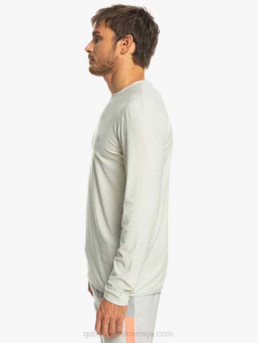 Quiksilver PJ4H1347 moški sivo vijolično vresje majica z dolgimi rokavi obalnega tekača