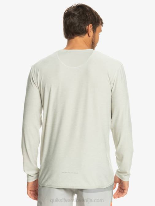 Quiksilver PJ4H1347 moški sivo vijolično vresje majica z dolgimi rokavi obalnega tekača