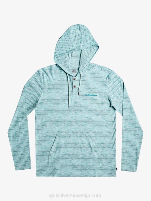 Quiksilver PJ4H1354 moški nebeški kentin kentin majica s kapuco z dolgimi rokavi