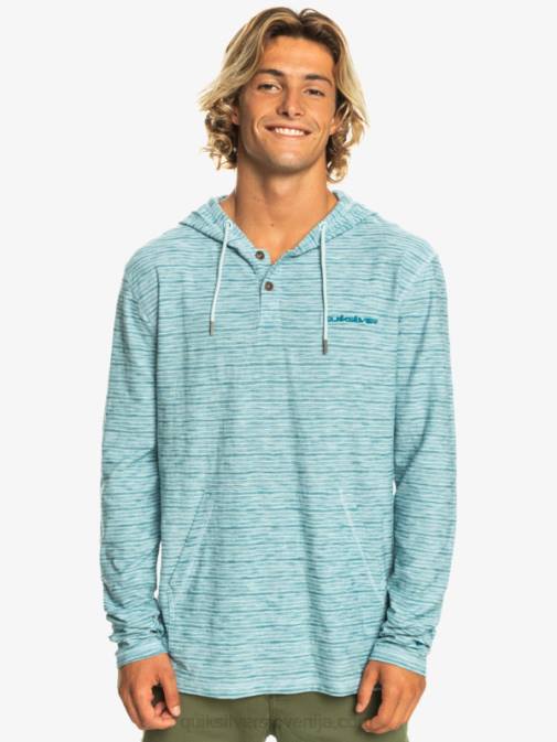 Quiksilver PJ4H1354 moški nebeški kentin kentin majica s kapuco z dolgimi rokavi