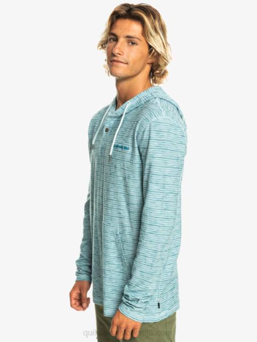 Quiksilver PJ4H1354 moški nebeški kentin kentin majica s kapuco z dolgimi rokavi