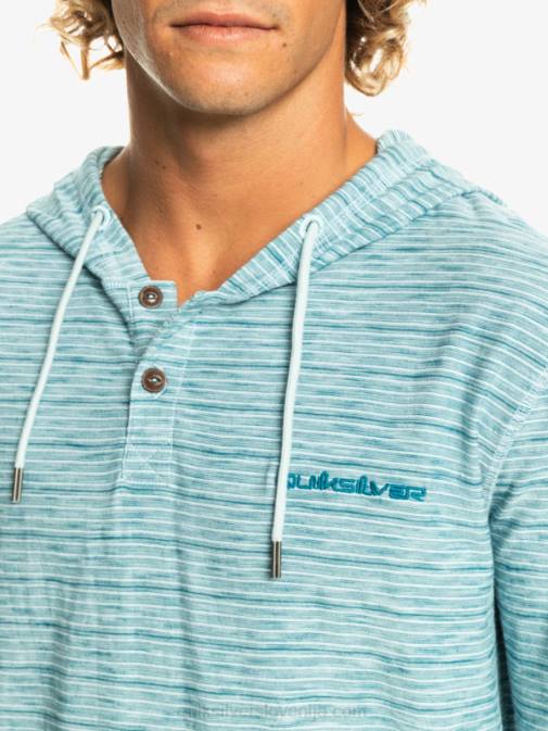 Quiksilver PJ4H1354 moški nebeški kentin kentin majica s kapuco z dolgimi rokavi