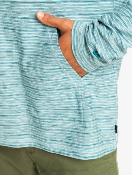 Quiksilver PJ4H1354 moški nebeški kentin kentin majica s kapuco z dolgimi rokavi