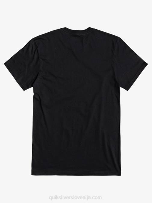 Quiksilver PJ4H1383 moški Črna majica z logotipom comp
