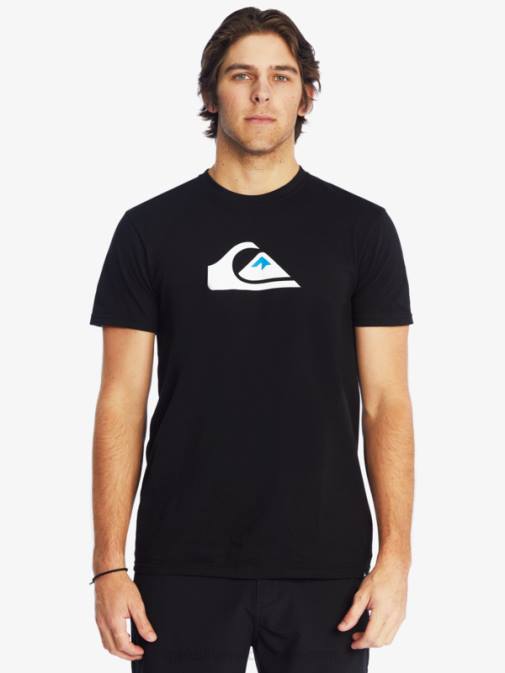 Quiksilver PJ4H1383 moški Črna majica z logotipom comp