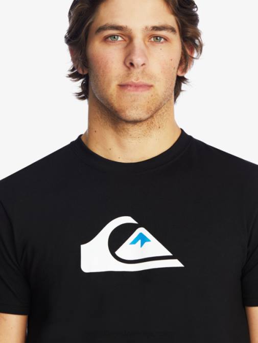 Quiksilver PJ4H1383 moški Črna majica z logotipom comp