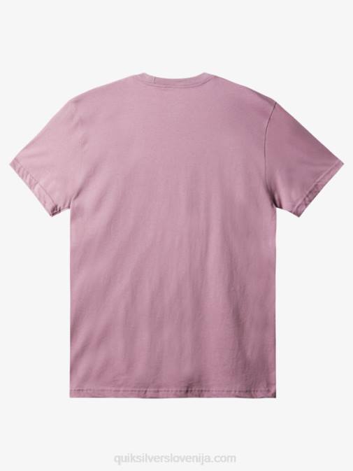 Quiksilver PJ4H1388 moški prašna orhideja majica z logotipom comp