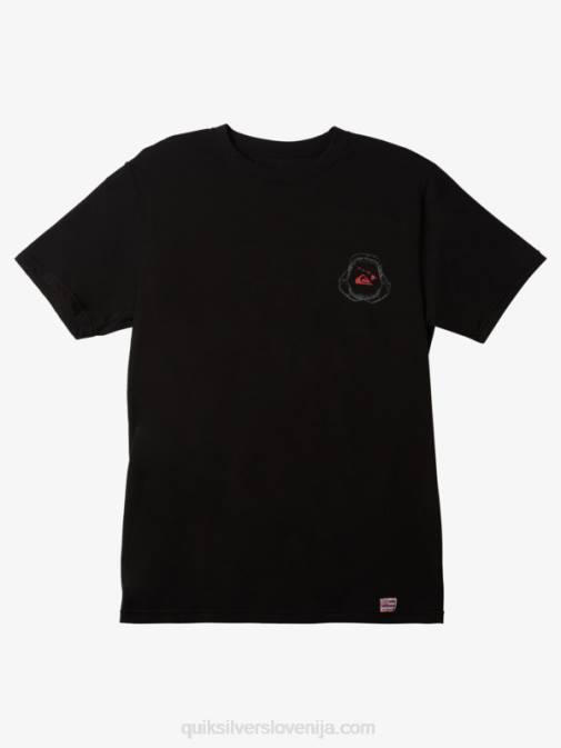 Quiksilver PJ4H1421 moški Črna hawaii big bite majica s kratkimi rokavi