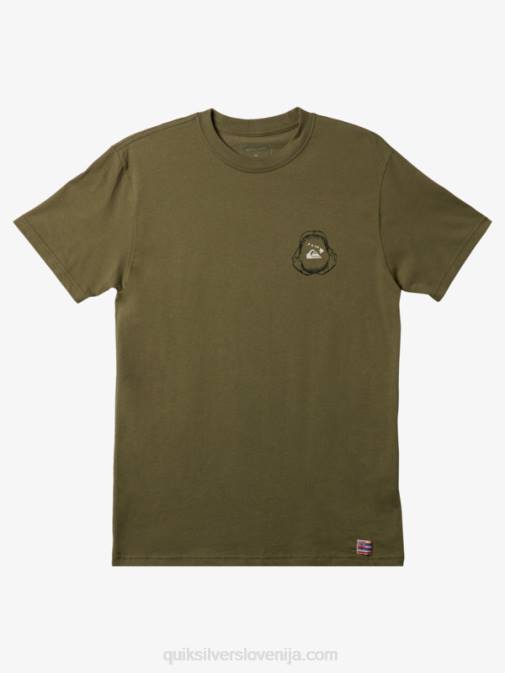 Quiksilver PJ4H1422 moški štiriperesna deteljica hawaii big bite majica s kratkimi rokavi