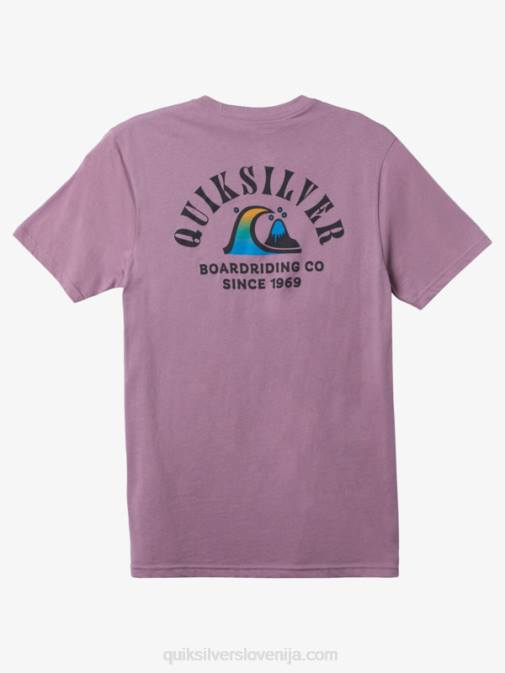 Quiksilver PJ4H1516 moški prašna orhideja River Bend majica s kratkimi rokavi