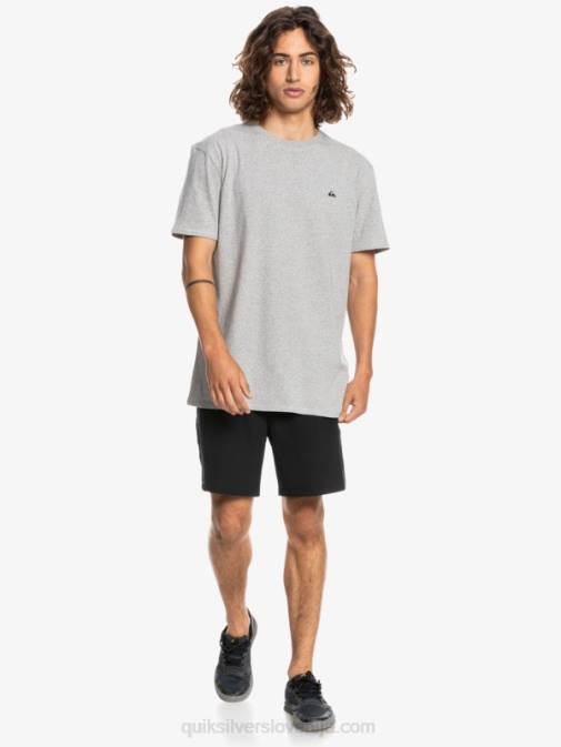 Quiksilver PJ4H1570 moški svetlo sivo resje proform majica s kratkimi rokavi