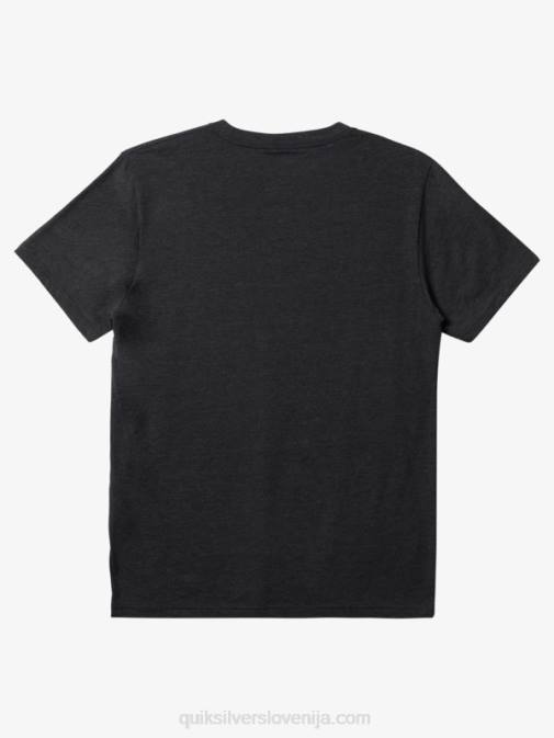Quiksilver PJ4H159 moški oglje resje core lockup majica s kratkimi rokavi