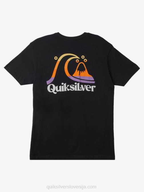 Quiksilver PJ4H1627 moški Črna majica s kratkimi rokavi island time