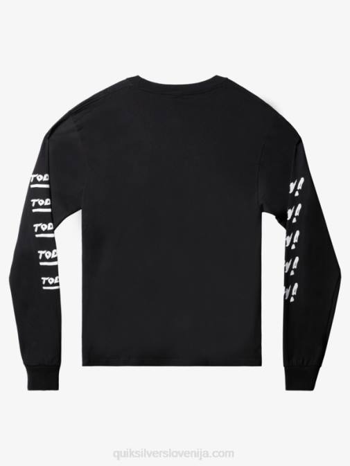 Quiksilver PJ4H1635 moški Črna natas zdaj majica z dolgimi rokavi