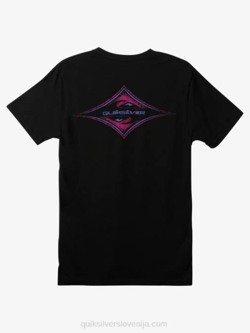 Quiksilver PJ4H164 moški Črna omni diamond majica s kratkimi rokavi
