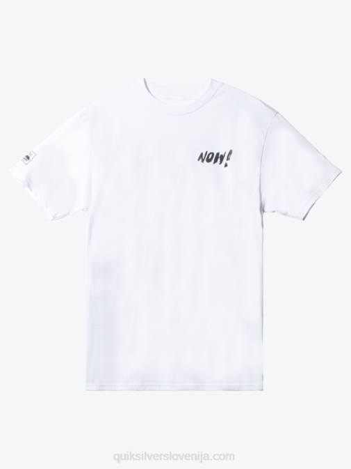 Quiksilver PJ4H1656 moški bela natas zdaj majica