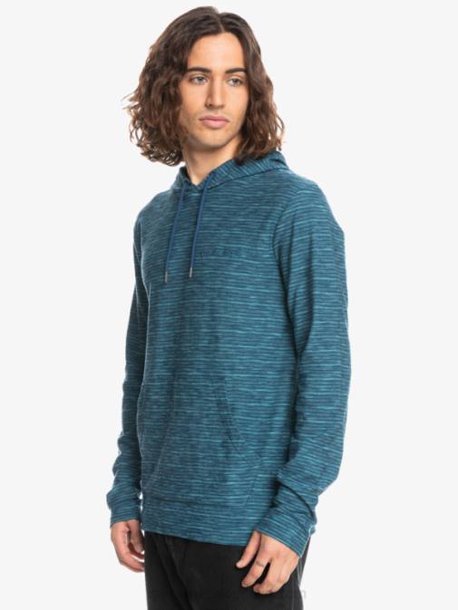 Quiksilver PJ4H1872 moški insignija modri kentin kentin pulover s kapuco