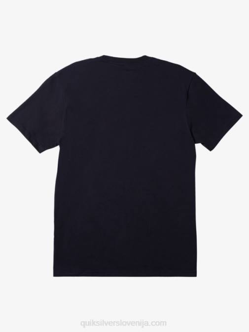 Quiksilver PJ4H188 moški mornarsko modri blazer majica z logotipom comp