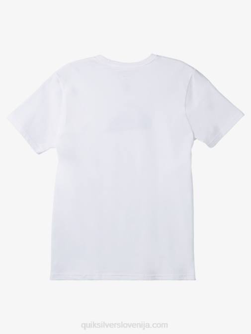 Quiksilver PJ4H190 moški bela majica z logotipom comp