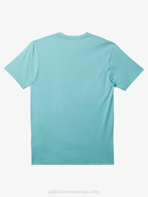Quiksilver PJ4H193 moški angelsko modra majica z logotipom comp
