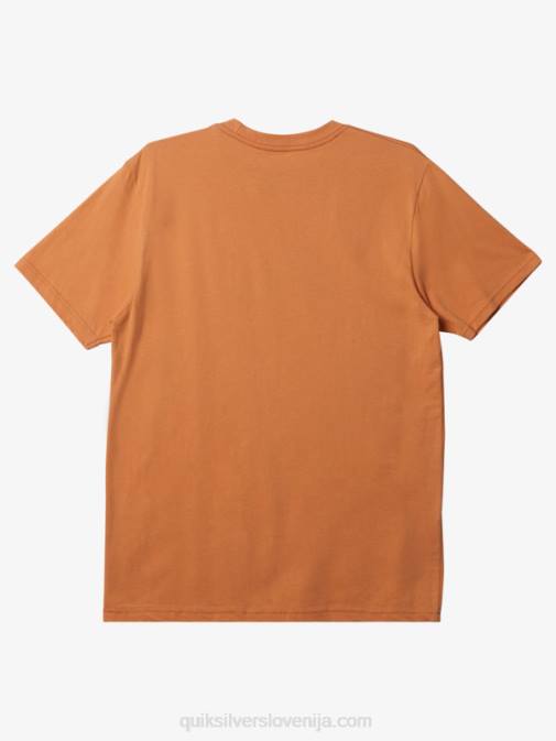 Quiksilver PJ4H194 moški bakreno porjavelost majica z logotipom comp