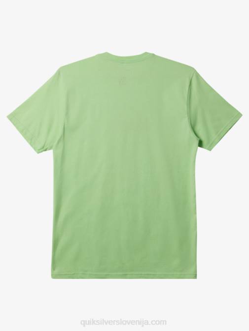Quiksilver PJ4H196 moški rajsko zelena majica z logotipom comp