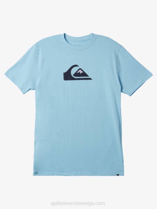 Quiksilver PJ4H197 moški modro nebo majica z logotipom comp