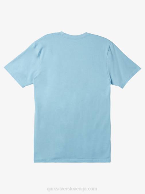 Quiksilver PJ4H197 moški modro nebo majica z logotipom comp