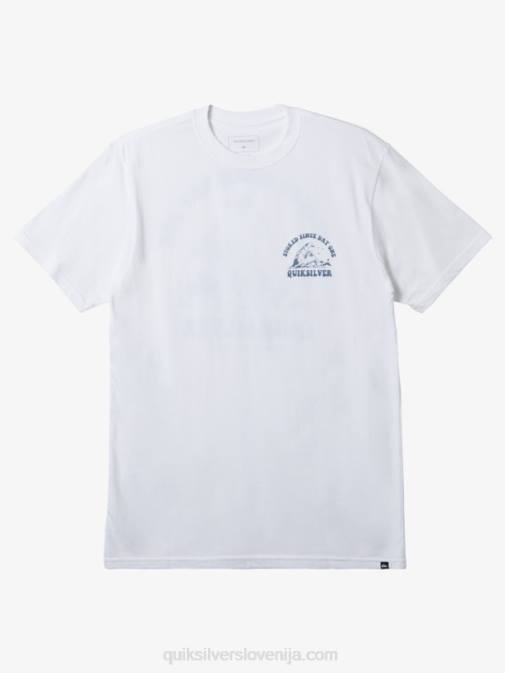 Quiksilver PJ4H230 moški bela majica s kratkimi rokavi od prvega dne