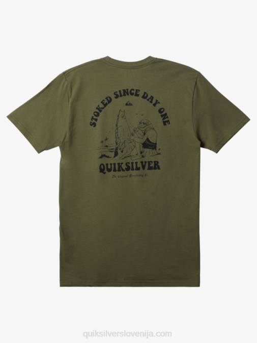 Quiksilver PJ4H231 moški štiriperesna deteljica majica s kratkimi rokavi od prvega dne