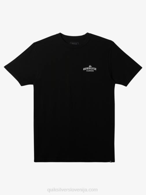 Quiksilver PJ4H235 moški Črna majica s kratkimi rokavi florida od obale do obale