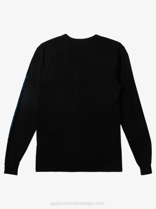 Quiksilver PJ4H296 moški Črna majica z logotipom omni