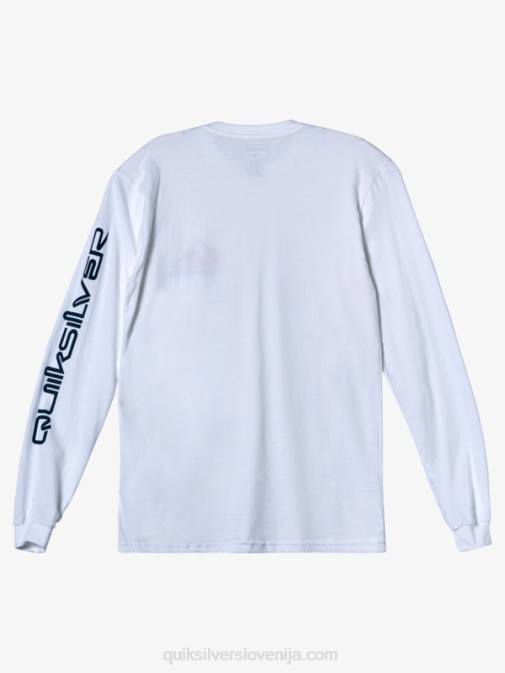 Quiksilver PJ4H299 moški bela majica z logotipom omni