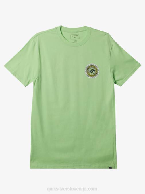 Quiksilver PJ4H306 moški rajsko zelena krogi konec majice