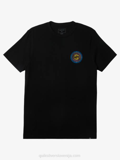 Quiksilver PJ4H308 moški Črna krogi konec majice