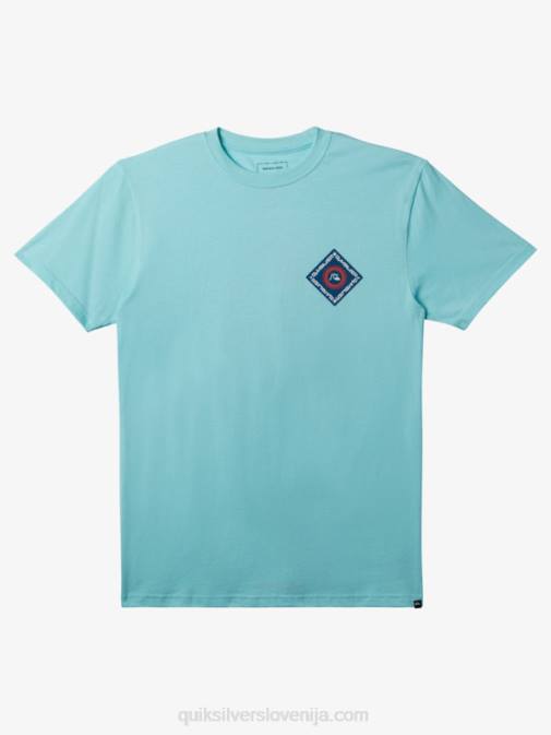 Quiksilver PJ4H393 moški angelsko modra majica clearview
