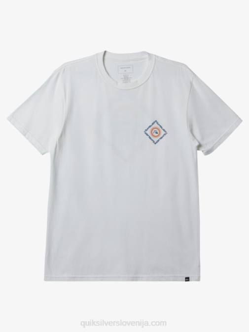 Quiksilver PJ4H394 moški bela majica clearview
