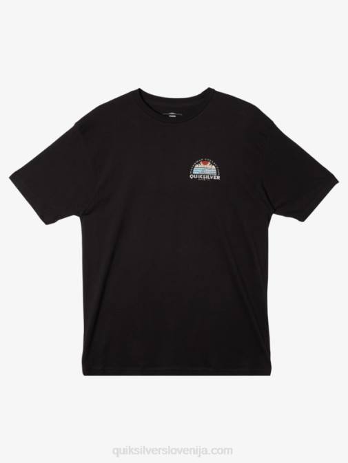 Quiksilver PJ4H39 moški Črna vodna majica s pogledom