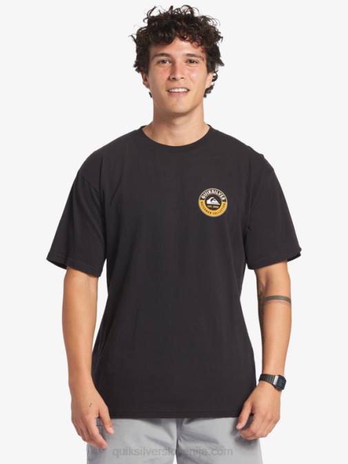 Quiksilver PJ4H40 moški Črna majica s kratkimi rokavi waterman sea shark